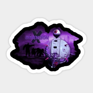 Dimension X Sticker